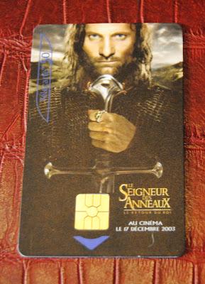 Le schede telefoniche del Signore degli Anelli