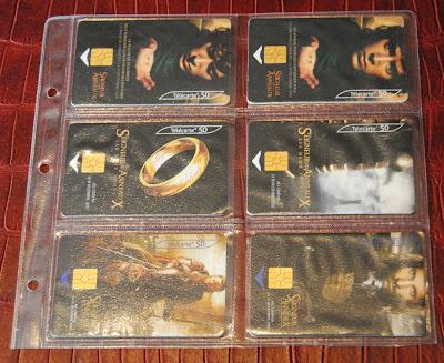 Le schede telefoniche del Signore degli Anelli