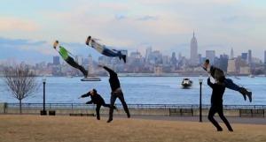 Ragazzi volanti nei cieli di New York