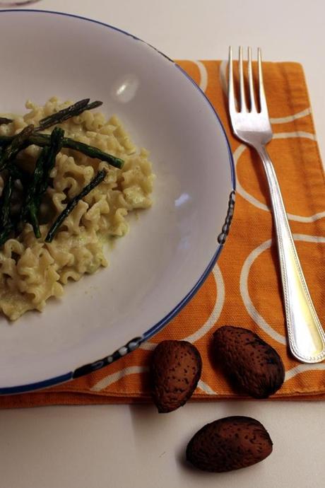 Mafalde corte alla crema di asparagi