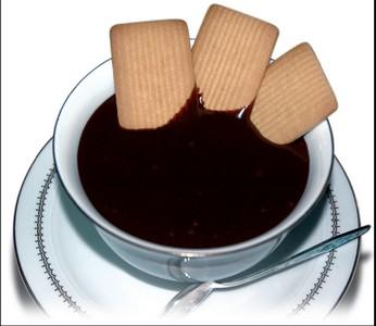 Il Sanguinaccio è una crema dolce a base di cioccolato fondente amaro.