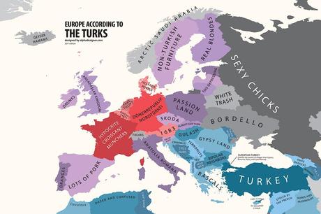 Le mappe degli stereotipi culturali realizzate da Alphadesigner