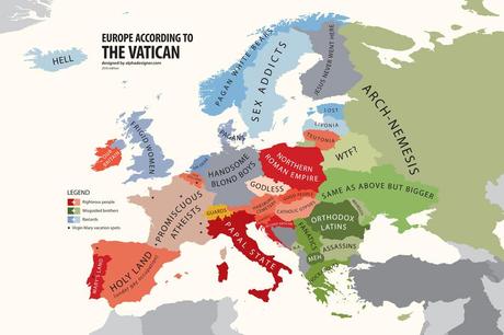 Le mappe degli stereotipi culturali realizzate da Alphadesigner