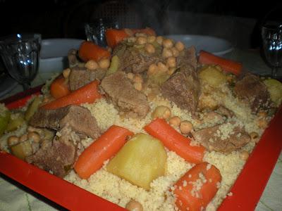 Cous Cous di Manzo e Verdure alla Magrebina