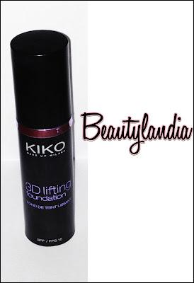 3 D Lifting Foundation SPF 15 KIKO (Recensione/Review)