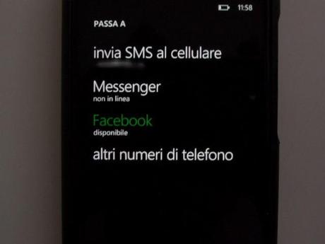 Come Attivare la Chat di FaceBook e collegare i Contatti FaceBook su Windows Phone