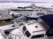 ghiaccio scioglie Danubio Serbia strage barche