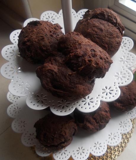 Vegan chocolate muffin