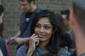 Freida Pinto at Slumdog Millionaire Showing, T...