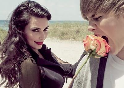 Kim Kardashian + Justin Bieber on September's Elle Us ?!