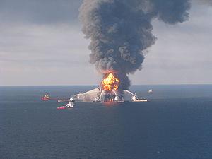 Fire boat response crews battle the blazing re...