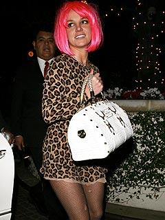 Britney Spears pink wig