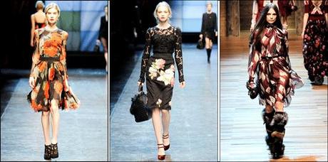 I fiori d'inverno per Dolce & Gabbana