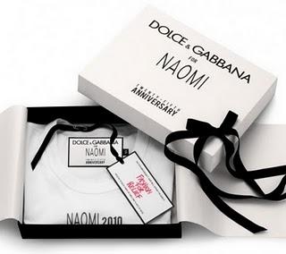 Dolce&Gabbana; festeggiano i 25 anni di carriera di Naomi Campbell