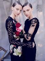 LACE VALUE... Codie Young and Rosemary Smith in Vogue Australia October 2010 by Nicole Bentley