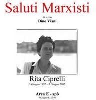 LA POETESSA RITA CIPRELLI E LA SINISTRA