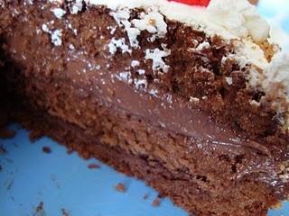 Torta con philadelphia e nutella