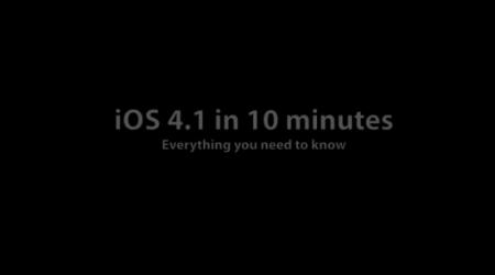 iOS 4.1: un video di 10 minuti per scoprirlo meglio