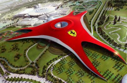 28 ottobre, Ferrari apre il più grande parco tematico del mondo negli Emirati Arabi Uniti