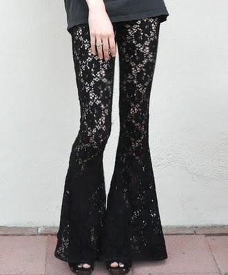 Bell Bottom Lace Pants : Soon on SHAMPASHOP !!