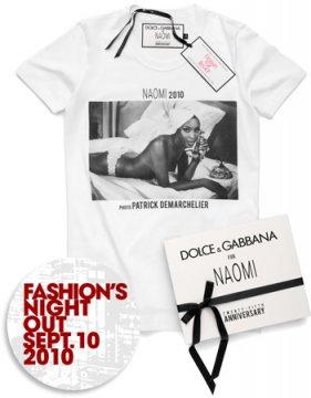 Fashion Night Out - Dolce & Gabbana t-shirt limited edition