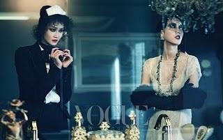 IN GRAND HOUSE... Vogue Korea September 2010 by Hong Jang Hyun with Ji Hyun Jeong & Lee Hye Jeong