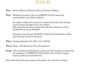 MARTINI® GOLD Dolce Gabbana: Advertising Campaign