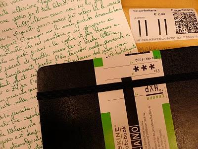 Un pacchetto, la lettera di un'amica e... il Moleskine city notebook di Milano