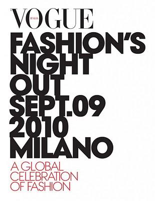 Eventi: Vogue Fashion Night Out 2010. Il 9 settembre è ancora a Milano!