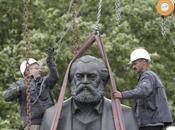 Foto giorno settembre 2010 marx engels spostati costruzione della metropolitana