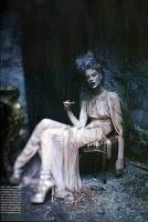 THE GRAND COUTURE... Kristen McMenamy for Vogue Italy September 2010 by Paolo Roversi