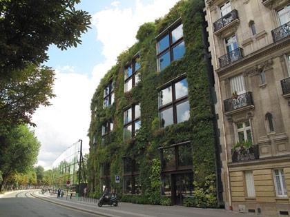 Cartoline da Parigi, il giardino verticale del Musée du quai Branly