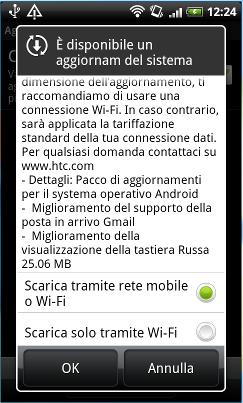 Nuovo aggiornamento per HTC Desire (2.10.405.2)