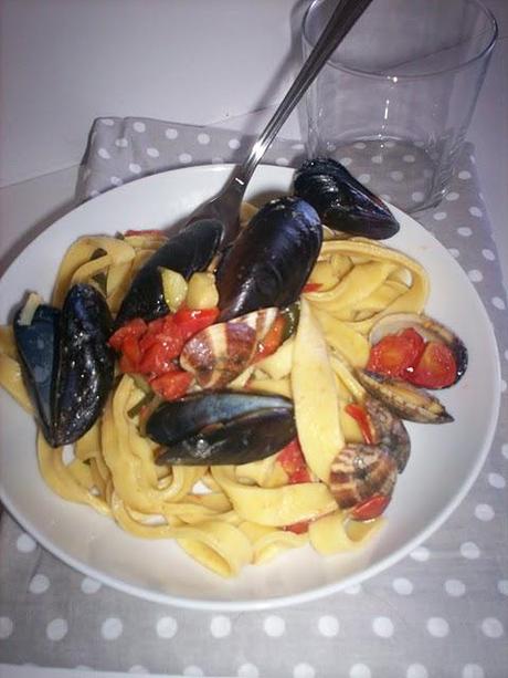 Pasta fresca versatile…Nel mio caso è finita con il pesce!!!