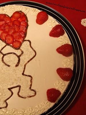 Cheesecake allo yogurt fragoloso di keith haring