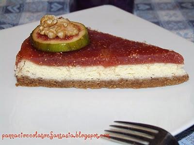 Cheesecake fichi  e noci