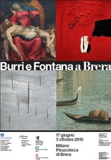 Burri e Fontana a Brera