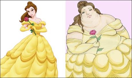 Disney Princessess gone.. obese! Ovvero: anche i sogni si infrangono