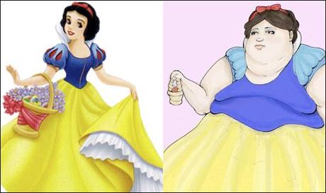 Disney Princessess gone.. obese! Ovvero: anche i sogni si infrangono