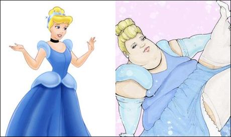 Disney Princessess gone.. obese! Ovvero: anche i sogni si infrangono