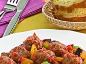 Polpette melanzane peperoni