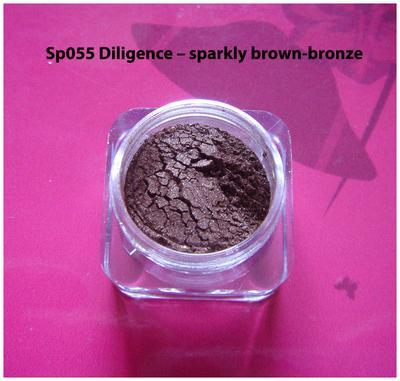 Sp055 Diligence - sparkly brown-bronze