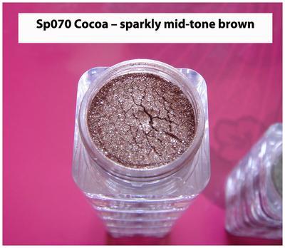 Sp070 Cocoa - sparkly mid-tone brown