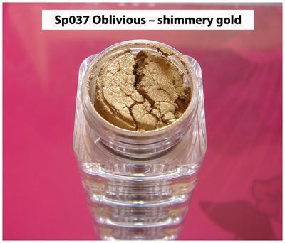 Sp037 Oblivious - shimmery gold Sp037 Oblivious - shimmery gold