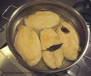 petto di pollo con funghi champignon