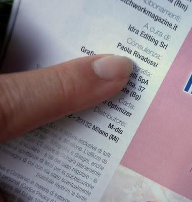 ♥  EMOZIONI IN  MAGAZINE PATCHWORK  ♥