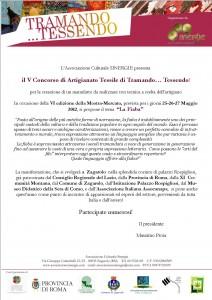 Associazione Culturale SINERGIE. Concorso Tramando...Tessendo.