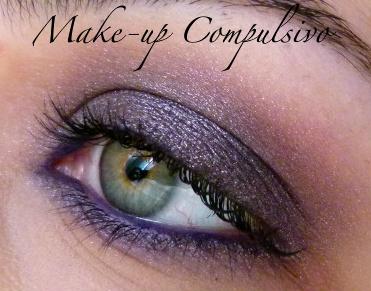 Chanel illusion d'ombre - Illusoire, trucco #1 con base viola