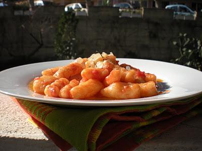 Gnocchi di farina con lardo di Suino Nero dei Nebrodi