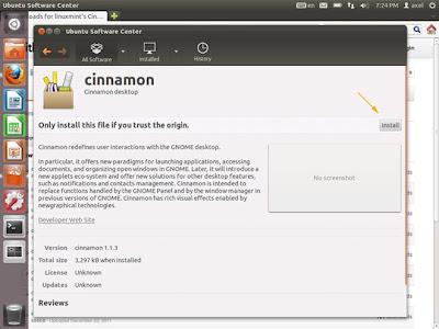 Installazione di Cinnamon su Ubuntu 11.10 Oneiric Ocelot, con qualche (leggero) tocco di innovazione.